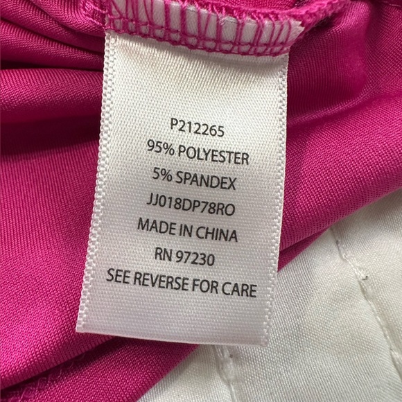 Almost Famous Barbiecore Fuchsia V-Neck Blouse - Picture 11 of 12